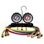 Pro-Set 2-Port Analog Manifold w/ 5' Premium Ball Valve Hoses (A2L, R-454B, R-32, R-410A)