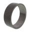 6" Black Merchant Half Coupling Taper Tapped