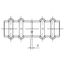 3/4" OD ACR Copper Press Coupling, Staked Stop