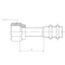 1/2" OD ACR Copper Press SAE Flare