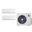 24,000 BTU, R-32, 21 SEER2 Livo Ductless Two Zone Heat Pump Package (12+12)