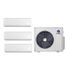 48,000 BTU, R-32, 21 SEER2 Livo Ductless Three Zone Heat Pump Package (9+24+24)