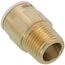 1/2" CTS x 1/2" NPT Speedfit Brass Male Connector (Low Lead)