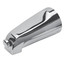 5-1/8" Mixet Chrome Diverter Tub Spout (1/2" Slip-On)