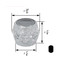 Mixet Deluxe Round Volume Tub/Shower Handle