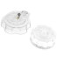 Mixet Single Lever Temperature & Volume Control Handle for Tub/Shower (Clear)