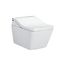 CWT4494549CMFGA#MS Washlet + Sp Wall Hung Square Shape Toilet w/ Sw Bidet Seat & Duofit In Wall 1.28 & 0.9 GPF Dual Flush Tank System (Matte Silver)
