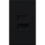 Nova Wall Plate Kit, 1-Gang, Fits 1 Small Nova/Nova T Control, No Fins Broken, Matte Finish, Black