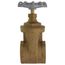 2-1/2" Full Port Threaded Non Rising Stem Brass Gate Valve, TI-8