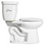 Sentinel Single-Flush Round Toilet Bowl Only, 10"-12" Rough-In, 1.28 GPF (White)