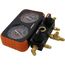 3-1/8" OD Pro Plus Manifold Gauge, Aluminum Body, for R22/410A/404A Refrigerants