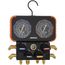 3-1/8" 4-Valve Pro Plus Manifold Gauge for R410A/22/134a/404A Refrigerants