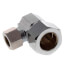 5/8" x 3/8" OD Chrome Plated Compression Elbow, Lead Free