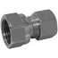 1/2" OD x 1/2" FIP Chrome Plated Compression Connector, Lead Free