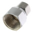 3/8" OD x 1/2" FIP Chrome Plated Compression Connector, Lead Free