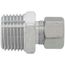3/8" OD x 1/2" MIP Chrome Plated Compression Connector, Lead Free