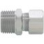 1/2" OD x 1/2" MIP Chrome Plated Compression Connector, Lead Free