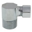 3/8" OD x 1/2" MIP Chrome Plated Compression Elbow, Lead Free