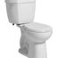 The Original Single-Flush Round Toilet Bowl Only, 10" Rough-In, 0.8 GPF (White)