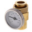 1" Sweat Adapter with Gauge