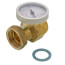 1" Union Thread Adapter with Gauge