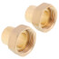 3/4" Sweat Fitting Kit w/ 1" Union Nuts, Washers & Tailpieces (Bag of 2)