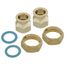 1" Top Outlet Union Male NPT Fittings (Set of 2)