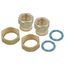 1" Top Outlet Union Male NPT Fittings (Set of 2)