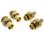 3/4" Male Thread x 3/4" Sweat Pump Station Fittings (4 Fittings)