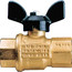 3/4" NPT Female Drain Ball Valve w/ T-Handle
