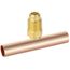 5/16" ODS x 3/8" ODF Slip Fit Copper Braze Tee (Pack of 3)