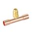 3/8" OD Swagged Copper Braze Tee (Pack of 3)
