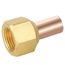 3/8" SAE FE x 3/8" OD Swivel FE Flare x Solder Adapter (Pack of 4)