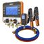 Nexus Digital Manifold Gauge Kit w/ Micron Gauge, Bluetooth-Enabled & 1/4" 45-Degree Refrigerant Charging Hose Set (5')