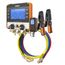 Nexus Digital Manifold Gauge Kit w/ Micron Gauge, Bluetooth-Enabled & 1/4" 45-Degree Low Loss Refrigerant Hose Set - Red, Blue, and Yellow (5')