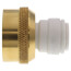 3/8" x 3/4" Female Connector Garden Hose (Brass)