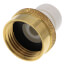 3/8" x 3/4" Female Connector Garden Hose (Brass)
