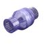 2" PVC IPS Clear Spring Check Valve (Socket)
