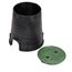 6" Round Standard Series Irrigation Control Valve Box (Black Box/Green Cover) 