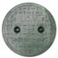 6" Round Standard Series Irrigation Control Valve Box (Black Box/Green Cover) 