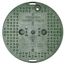 10" Round Standard Series Irrigation Control Valve Box (Black Box/Green Cover)
