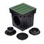 12" Catch Basin Kit with Green Plastic Grate
