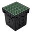 12" Catch Basin Kit with Green Plastic Grate