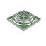 12" Square Catch Basin Atrium Grate (Green)