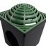 12" Square Catch Basin Atrium Grate (Green)