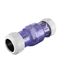 1-1/2" IPS PVC Clear Swing Check Valve (Compression)