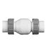 1-1/2" IPS PVC White True Union Spring Check Valve (Socket)