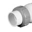 1-1/2" IPS PVC White True Union Spring Check Valve (Socket)