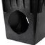 18" Catch Basin Kit w/ Black Plastic Grate