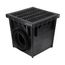 24" Catch Basin Kit w/ Black Plastic Grate